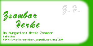 zsombor herke business card